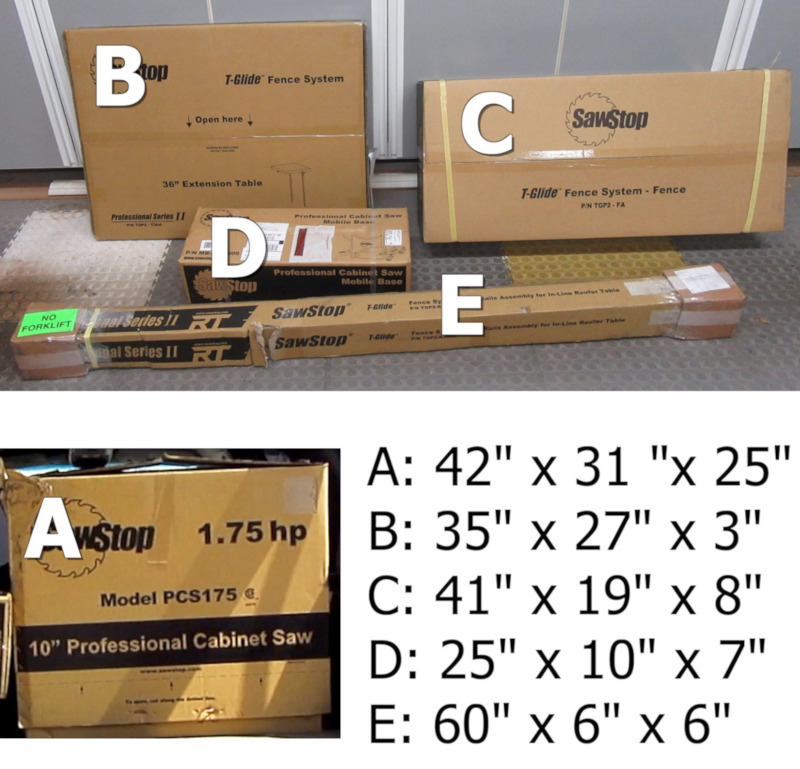 Sawstop on sale pcs 1.75